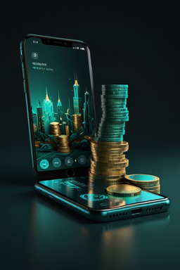 Mobil s aplikáciou Riverspin